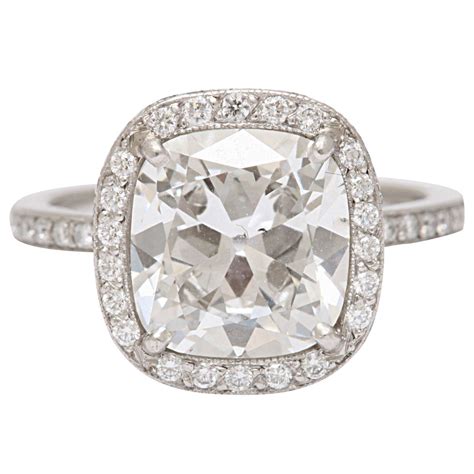 cartier sapphire engagement ring|cartier cushion cut diamond ring.